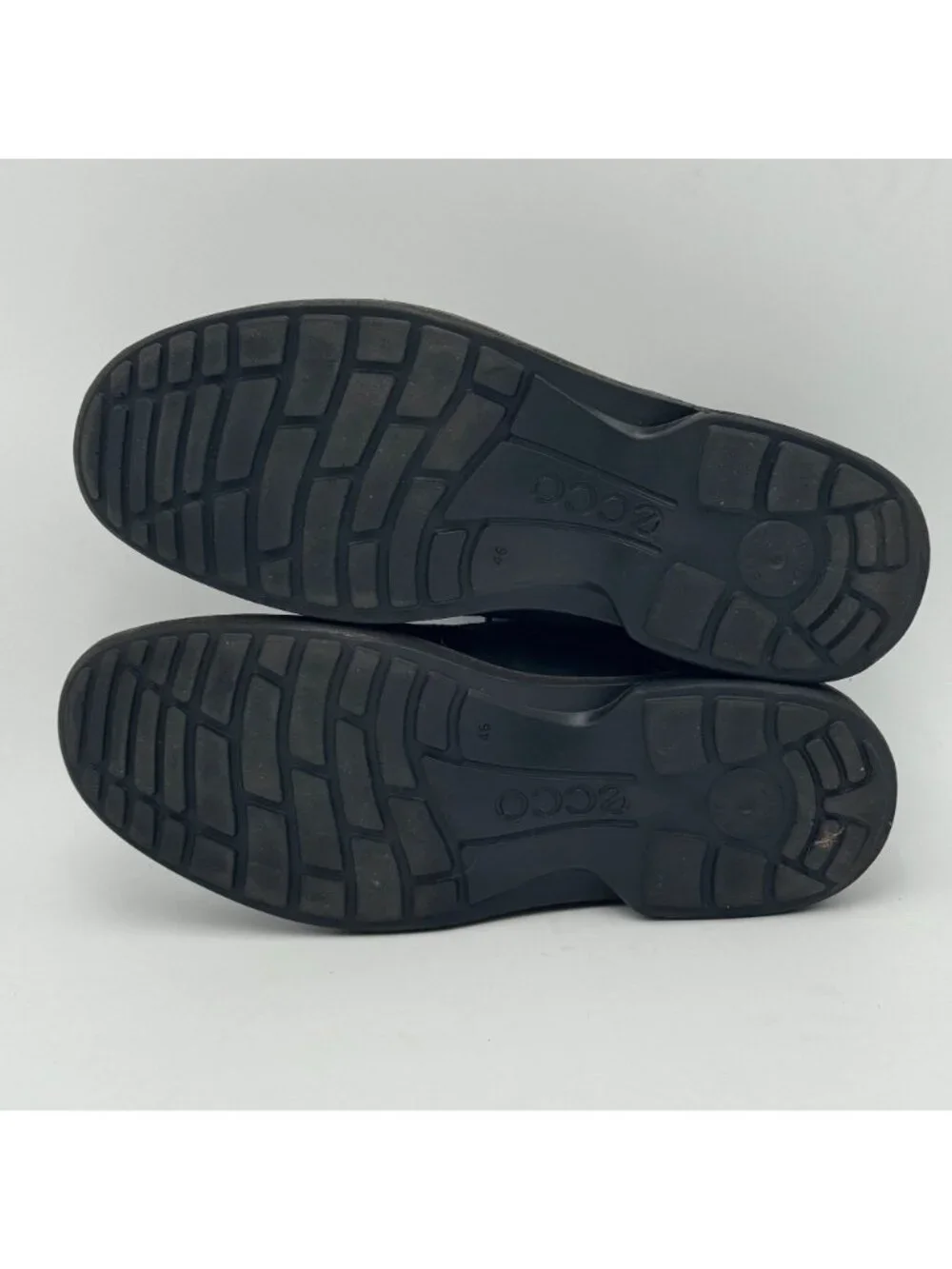 ECCO Mens EU 46 Turn GTX Waterproof Black Leather Oxford Shoes Low Top GoreTex - Picture 6 of 9